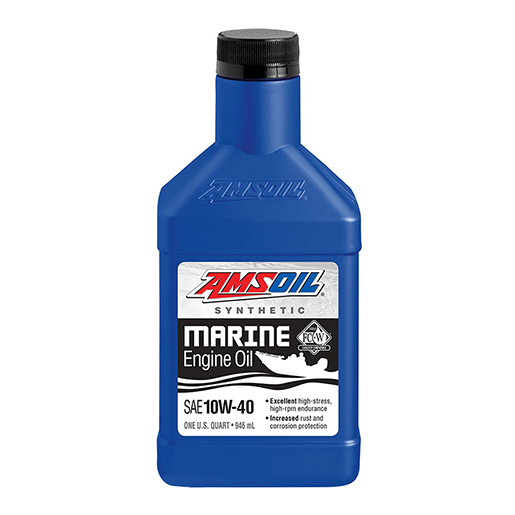 AMSOIL 10W-40 100% Synthetic Marine Engine Oil - AMSOIL