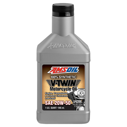 AMSOIL 20W-50 100% Synthetic V-Twin Motorcycle Oil - AMSOIL