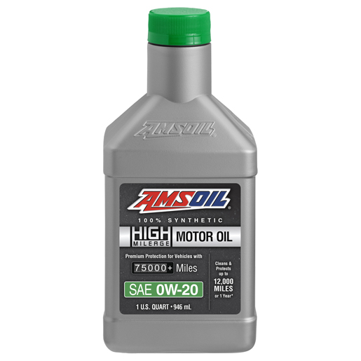 AMSOIL 0W-20 100% Synthetic High-Mileage Motor Oil - AMSOIL