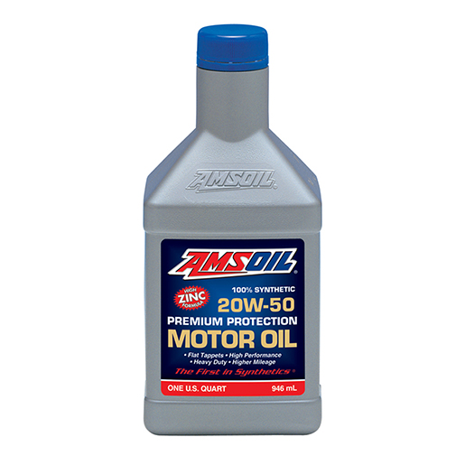 AMSOIL Premium Protection 20W-50 100% Synthetic Motor Oil - AMSOIL