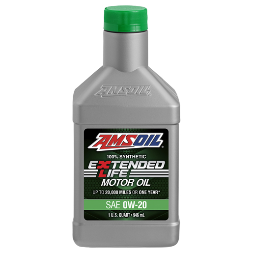 AMSOIL Extended-Life 0W-20 100% Synthetic Motor Oil - AMSOIL