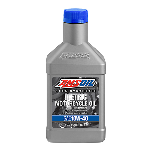 AMSOIL 10W-40 100% Synthetic Metric Motorcycle Oil - AMSOIL